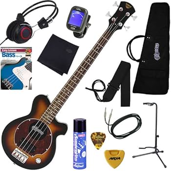 Amazon.co.jp: PIGNOSE アンプ内蔵エレキベース 初心者 入門